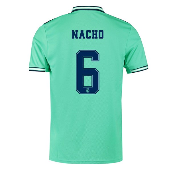 Camiseta Real Madrid NO.6 Nacho 3ª 2019-2020 Verde